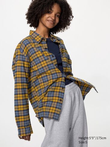 قميص Uniqlo الفانيلا | فحص الترتان in Kuwait