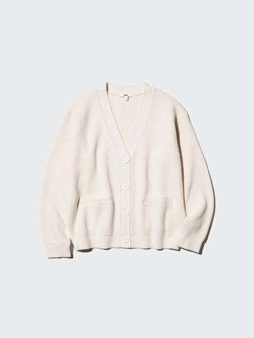 Uniqlo Relaxed V-Neck Cardigan in Kuwait
