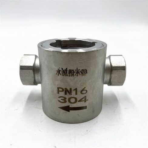 1/4", 3/8", 1/2", 1", 1.5", 2" NPT Thread Stainless Steel 304 Sight Glass Water Flow Indicator With Plastic Impeller (1/2" DN15) in Kuwait