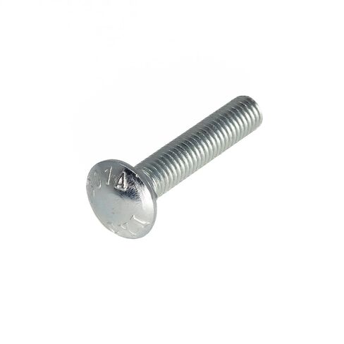 1/2"-13 x 4-1/2" (25 Pack) Zinc Carriage Bolt Kit Grade 307A, Includes 1/2" USS Flat Washers (25 pcs) and 1/2"-13 Hex Nuts (25 pcs), Zinc Plated for Exterior Use by Fastener Depot, LLC in Kuwait
