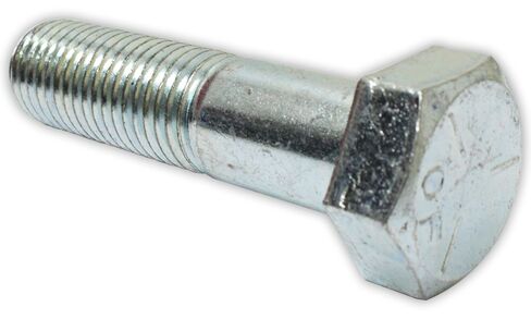 ToolUSA مسمار سداسي بقطر 1 بوصة (2.5 سم) | 4.25 بوصة (11.4 سم) الطول الإجمالي | خيط خشن وطلاء زنك | لمسة نهائية موثوقة ولامعة in Kuwait