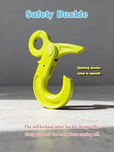 3.15t Eye Self Locking Hook WLL 6944 LBS Heavy Duty Forged Lifting Shackles for Rigging, Towing, Construction, and Marine Use【3.15T】 in Kuwait
