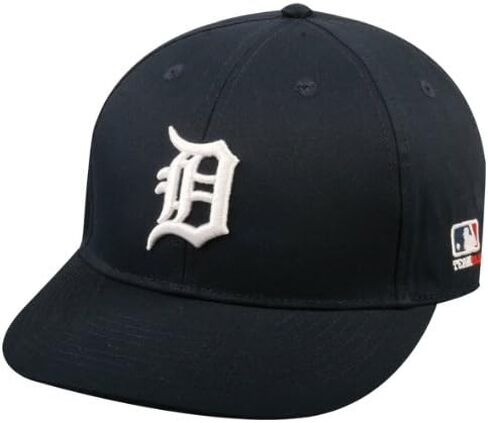 قبعة OC Sports Detroit Tigers للبالغين (قناع CF2 جديد منحني أو مسطح) قبعة قابلة للتعديل مرخصة رسميًا طبق الأصل من دوري البيسبول الرئيسي in Kuwait