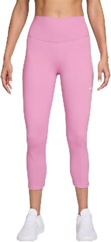 بنطال ضيق للنساء من Nike عالي الخصر، وردي مرتفع/أبيض، مقاس X-Large in Kuwait