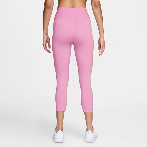 بنطال ضيق للنساء من Nike عالي الخصر، وردي مرتفع/أبيض، مقاس X-Large in Kuwait