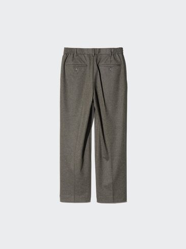 Uniqlo Pleated Wide Pants | Herringbone in Kuwait