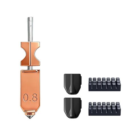 Upgraded AD5X Hotend Nozzle Kit for Flashforge, 0.6mm All-Metal Hardened Steel Nozzle, Quick-Detach High-Flow Hotend, 32mm³/s Flow Rate, 600mm/s High-Speed Printing Replacement Parts in Kuwait
