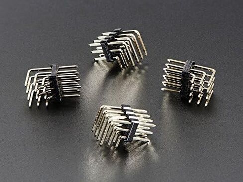 رأس ذكر بزاوية قائمة 3x4 من Adafruit - 4 عبوات [ADA816] in Kuwait
