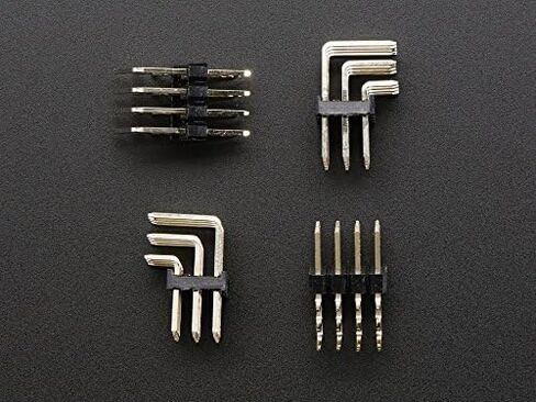 رأس ذكر بزاوية قائمة 3x4 من Adafruit - 4 عبوات [ADA816] in Kuwait
