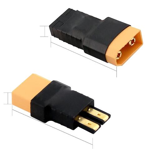 2 أزواج XT90 إلى محول Traxx XT90 ذكر أنثى إلى Traxxas Plug RC محول شاحن بطارية لسيارة التحكم عن بعد RC بطارية ليبو RC سيارات RC طائرات in Kuwait
