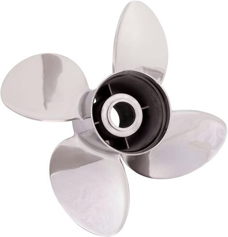 مروحة Solas 9453-135-13 Rubex HR4 من الفولاذ المقاوم للصدأ ذات 4 شفرات - RH، قطر 13.5 بوصة × 13 بوصة in Kuwait