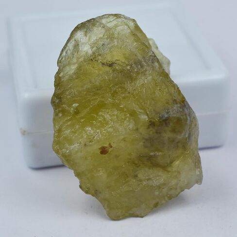 Lemon Topaz Raw Rough Natural 88.45 Ct Uncut CERTIFIED Loose Gemstone in Kuwait