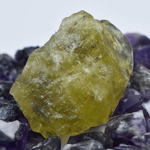Lemon Topaz Raw Rough Natural 88.45 Ct Uncut CERTIFIED Loose Gemstone in Kuwait