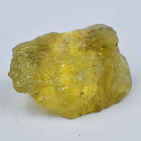 Lemon Topaz Raw Rough Natural 88.45 Ct Uncut CERTIFIED Loose Gemstone in Kuwait