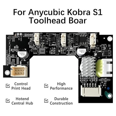 Original for Anycubic Print Head PCBA for Kobra S1 / S1 Combo – Genuine Extruder Hotend Transfer Adapter Board, OEM 3D Printer Printhead Control Board PCB, for Hotend & Extruder Signal Connection in Kuwait