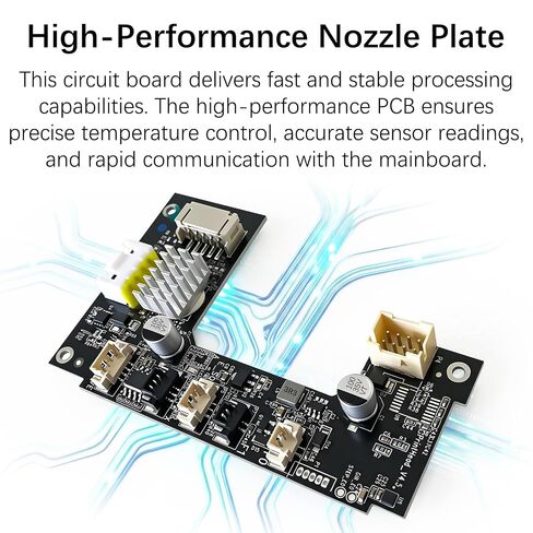 Original for Anycubic Print Head PCBA for Kobra S1 / S1 Combo – Genuine Extruder Hotend Transfer Adapter Board, OEM 3D Printer Printhead Control Board PCB, for Hotend & Extruder Signal Connection in Kuwait