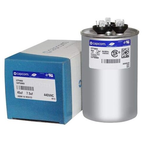 45/7.5 × 440 CBB65 مكثف دائري OEM بديل - CPT0669 CPT-0669 CPT00669 in Kuwait