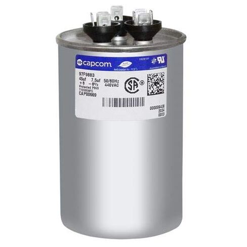 45/7.5 × 440 CBB65 مكثف دائري OEM بديل - CPT0669 CPT-0669 CPT00669 in Kuwait
