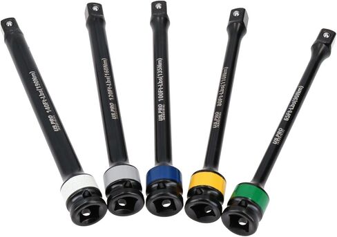 US PRO INDUSTRIAL ​5pc 1/2" Dr Torque Limiting Sticks Socket Extension Bars 6864 in Kuwait