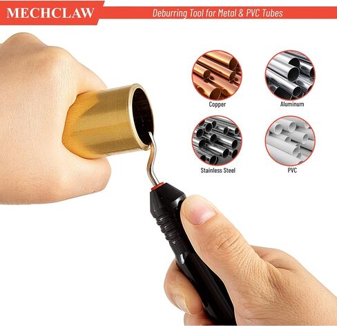 Heavy Duty Tube Cutter, Cuts 3/16 to 2 Inch Outer Diameter Tubes, Hand-Operated Copper Pipe Cutter for Copper, Iron, Aluminum, Stainless Steel Tubes, with Deburring Tool & Replaceable Blade in Kuwait