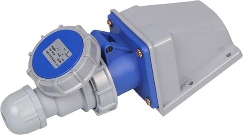 IP67 Waterproof Industrial Aviation Plug Male and Female Docking Three-core 16A Three-Phase Explosion-Proof Socket(Concealed Installation Set IP67) in Kuwait