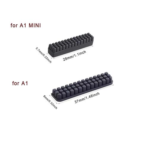 3-Pack Silicone Nozzle Brush & Mini Wiper - Essential Cleaning Tools for Bambu Lab A1 & A1 Mini 3D Printers (3 A1 Mini Brush) in Saudi Arabia