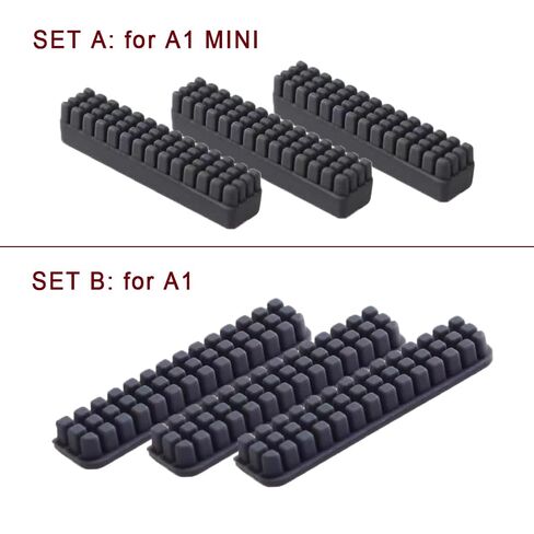 3-Pack Silicone Nozzle Brush & Mini Wiper - Essential Cleaning Tools for Bambu Lab A1 & A1 Mini 3D Printers (3 A1 Mini Brush) in Saudi Arabia
