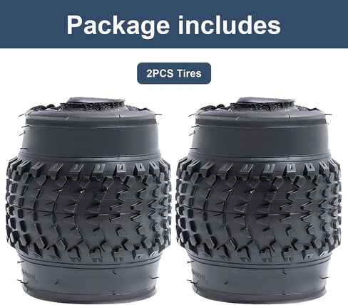 YUNSCM 2-PCS 26" إطارات الدراجة الجبلية 26x2.50/64-559 متوافقة مع إطارات الدراجة للطرق الوعرة 26x2.50 26x2.5 in Kuwait