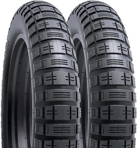 إطارات YUNSCM 2-PCS 20x4.0/100-406 Fat E-Bike متوافقة مع إطارات الدراجة الكهربائية لجميع التضاريس 20x4.0 (Y-1293) in Kuwait