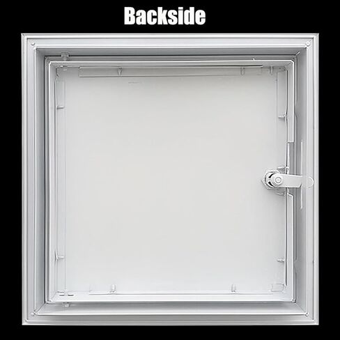Universal Metal Access Door with Lock & Key, Attic Access Hatch Panels 12x30, 22x26, 28x32, 30x40, 38x38 Inch - Residential & Commercial Ren Hole Cover (22x22in) in Kuwait