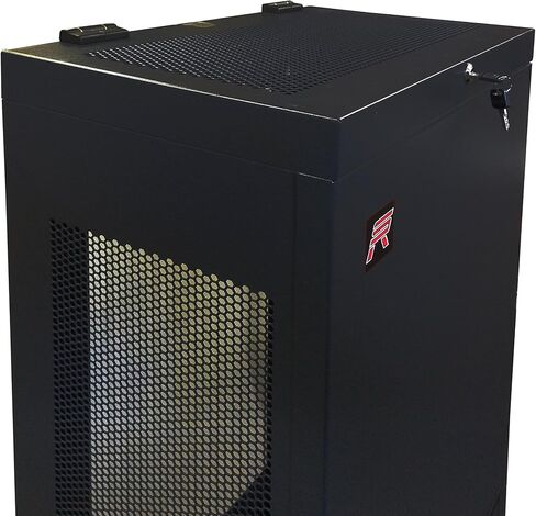 6U Vertical Wall Mount Server Rack Cabinet, 19 Inch Network Enclosure, 35" Full-Length Capacity, Mesh Door, Space-Saving Rack for Switches, Routers, Patch Panels in Saudi Arabia