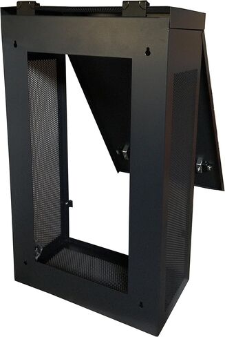 6U Vertical Wall Mount Server Rack Cabinet, 19 Inch Network Enclosure, 35" Full-Length Capacity, Mesh Door, Space-Saving Rack for Switches, Routers, Patch Panels in Saudi Arabia