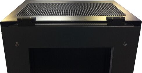 6U Vertical Wall Mount Server Rack Cabinet, 19 Inch Network Enclosure, 35" Full-Length Capacity, Mesh Door, Space-Saving Rack for Switches, Routers, Patch Panels in Saudi Arabia
