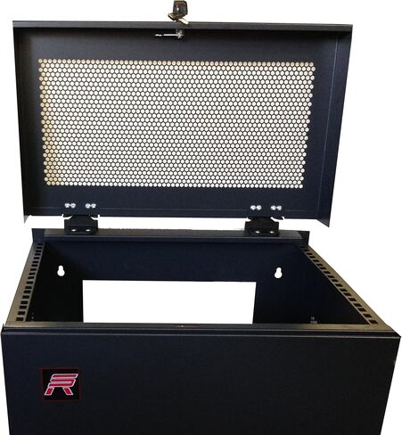 6U Vertical Wall Mount Server Rack Cabinet, 19 Inch Network Enclosure, 35" Full-Length Capacity, Mesh Door, Space-Saving Rack for Switches, Routers, Patch Panels in Saudi Arabia