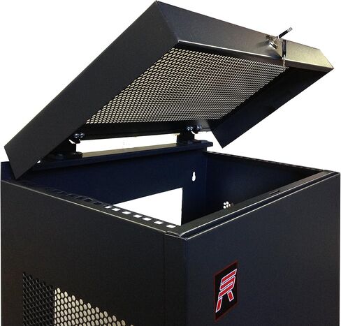 6U Vertical Wall Mount Server Rack Cabinet, 19 Inch Network Enclosure, 35" Full-Length Capacity, Mesh Door, Space-Saving Rack for Switches, Routers, Patch Panels in Saudi Arabia
