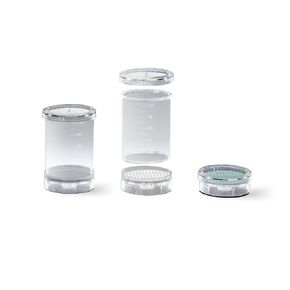 Sartorius Biosart 16401-47-H6-V--K Bulk Packaged Filtration Monitor, White Cellulose Nitrate Membrane with Black Grid, Sterile, High Flow, 100ml Volume, 0.45µm Pore Size (Pack of 48) in Kuwait