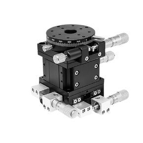 XYZR Four Axis Manual Displacement Table LT/LTP40/60/80/90/125 Rotating and Moving Slide 1Pcs(LT60-L) in Kuwait