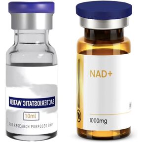 Secret for Longevity NAD+ Peptide Vial, 1000mg Lyophilized Powder, >99% Purity w/ 10mL Sterile Vial Set in Kuwait