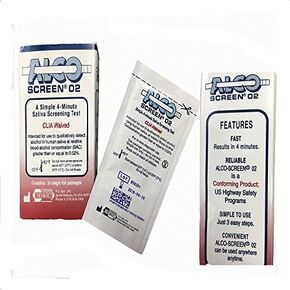 اختبار الكحول AlcoScreen02 المعتمد من وزارة النقل (عبوة من 3 اختبارات) in Kuwait