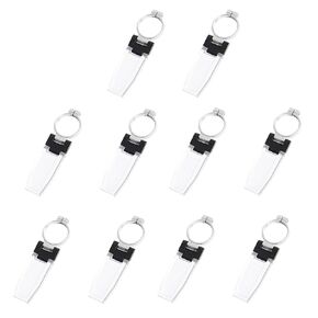 10Pcs Aluminum Clamp Universal Refractometer Prism Cover Plate Kits | Plastic Lens, Easy to Replace, Fits most standard handheld refractometers (Brix, Salinity, etc.) in Saudi Arabia