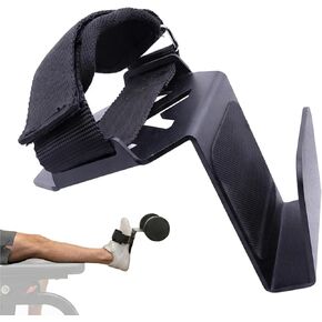 Single Leg Dumbbell Tib Trainer for Tibialis Raises, Tib Bar Alternative for Home Gym, Secure Narrow Slot Holds Most Dumbbells Firmly, Adjustable Foot Strap with Neoprene Padding in Kuwait