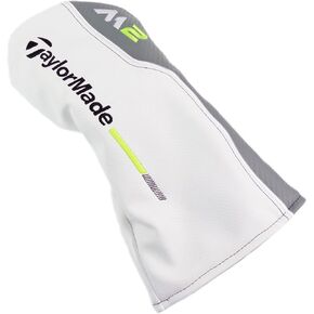 غطاء رأس للسائق من الجلد باللون الأبيض/الرمادي/الأخضر الليموني الجديد لعام 2017 من TaylorMade M2 in Kuwait