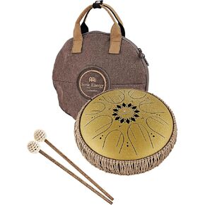 Meinl Sonic Energy Octave Steel Tongue Drum 8 Notes 10" with Mallets, Bag — Sound Healing Instrument for Musical Education, Meditation, ASMR, Yoga in Saudi Arabia