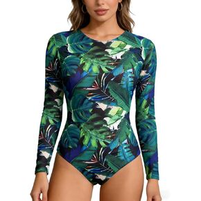 Aqua Regina Long Sleeve Rashguard Swimsuit for Women One Piece Bathing Suit Mesh Quick Dry Swimwear in Kuwait