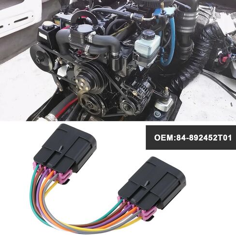 محول كابل المحرك البحري 10 دبوس ذكر إلى ذكر 84-892452T01 متوافق مع Mercury Mercruiser Smart Craft 16.5 سم in Kuwait