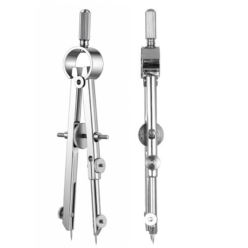 4.3 Inch Spring Divider Caliper, Precision Compass Scribing Tool Adjustable Spring Wing Divider for Clock Maker, Woodworking, Leather Craft, Metalworking, Geometry Drawing, Silver in Kuwait