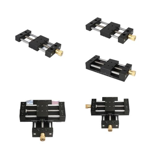 Linear Stage Motion Actuator Manual Rail Clear Scale Lock Nut Cross Sliding Table Fine Tuning for Production Machinery in Saudi Arabia