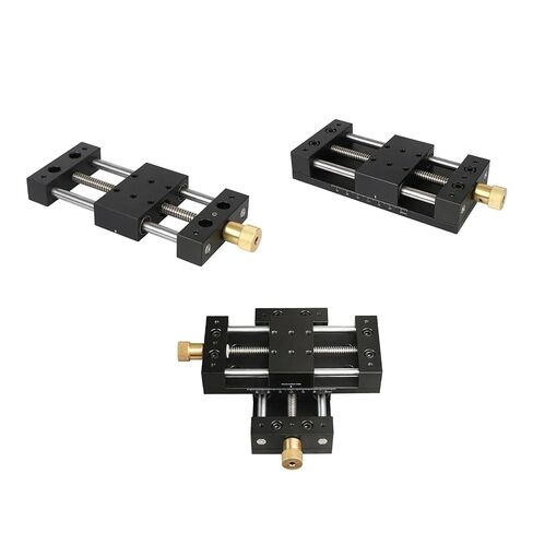Linear Stage Motion Actuator Manual Rail Clear Scale Lock Nut Cross Sliding Table Fine Tuning for Production Machinery in Saudi Arabia