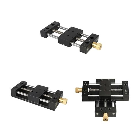 Linear Stage Motion Actuator Manual Rail Clear Scale Lock Nut Cross Sliding Table Fine Tuning for Production Machinery in Saudi Arabia