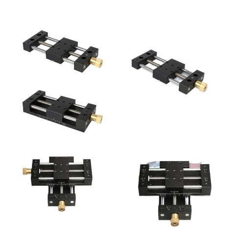 Linear Stage Motion Actuator Manual Rail Clear Scale Lock Nut Cross Sliding Table Fine Tuning for Production Machinery in Saudi Arabia